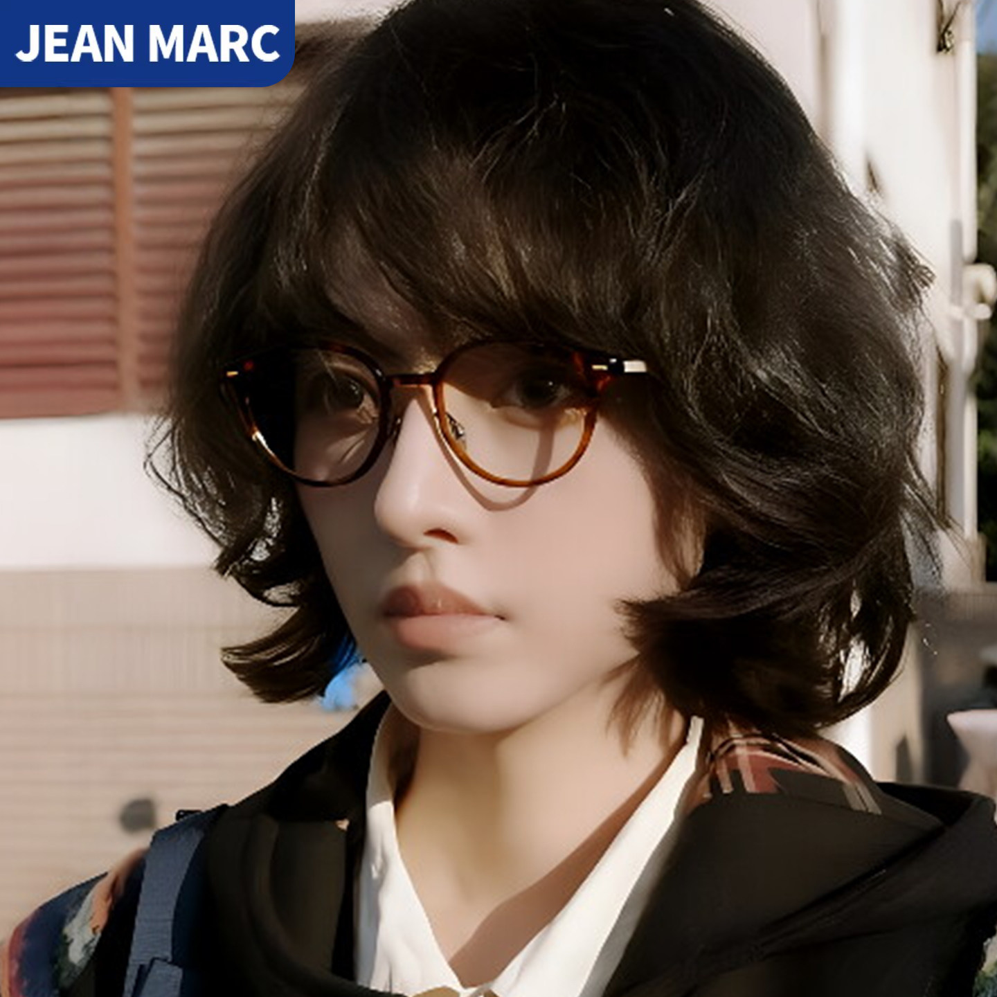 日系复古玳瑁圆框眼镜架女超轻文艺近视可配度数素颜神器眼镜框潮