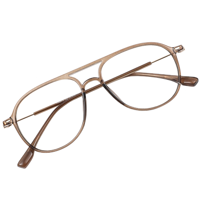 双梁眼镜框，女，超轻，复古
