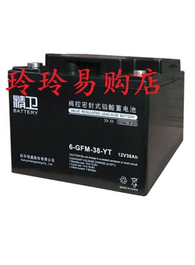 科华技术（KELONG）6-GFM-38-YT 精卫免维护UPS蓄电池12V38AH电瓶