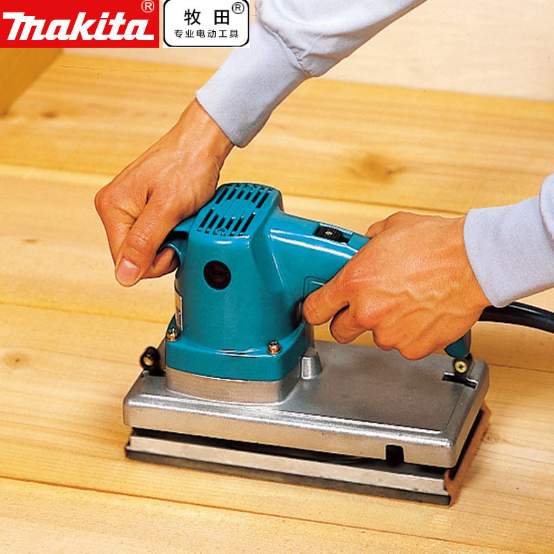 日本Makita牧田平板式砂光机9045B打磨机砂纸机研磨机电动工具