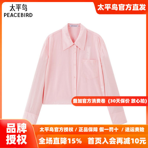 太平鸟女装冬季简约通勤衬衫A1CAF241S