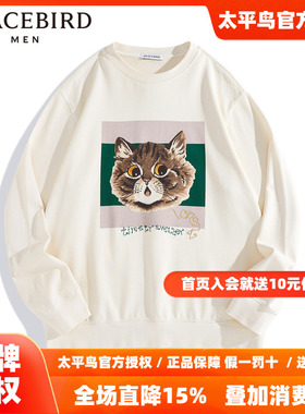 【商场同款】太平鸟男装 2026年春季新款潮流宽松卫衣男B1CRE1227