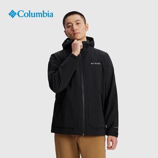 25春夏新款哥伦比亚运动登山透气户外男防水单层冲锋衣外套WE0505