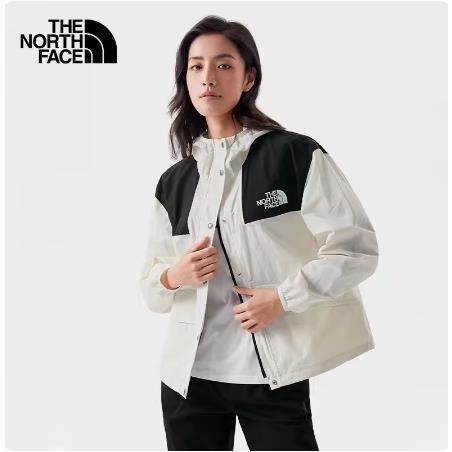 北面透气冲锋衣女士户外防泼水
