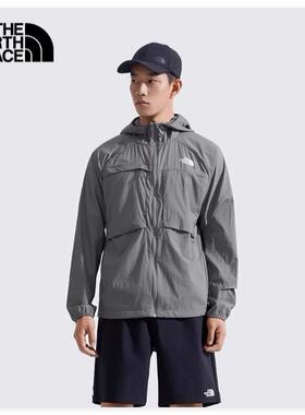 TheNorthFace北面皮肤衣男25夏季户外轻薄透气可打包防晒衣8BWC