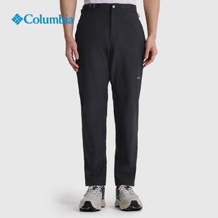 户外25春夏新品哥伦比亚轻薄速干男子钛金系列拒水徒步长裤AE6460