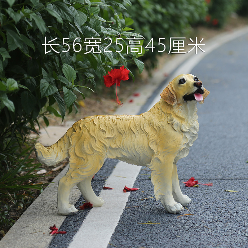 仿真柴犬落地摆件家居装饰动物
