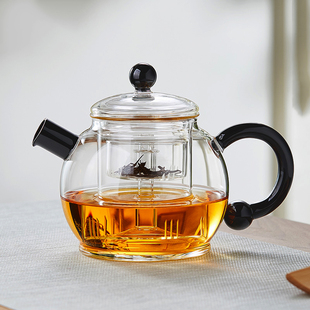 美斯尼玻璃泡茶壶耐高温大容量耐热蒸煮茶器家用电陶炉烧水壶茶具
