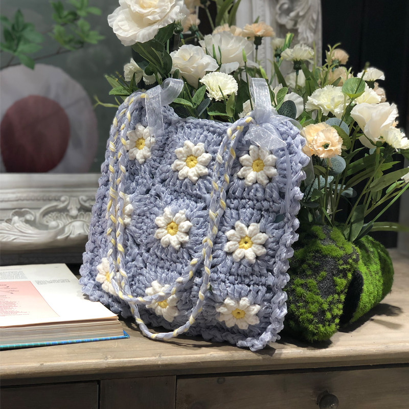 编织丝带包 小挎包学生包少女包闺密包打发时间手工diy送工具教程