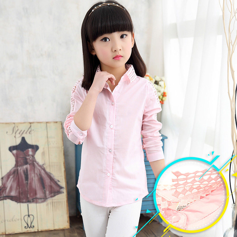 Chemise fille à manche longue - Ref 2085658 Image 4