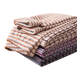 三针女士舒绒条纹保暖裤加厚女秋裤护膝全棉毛裤单裤内穿衬裤棉裤