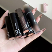 裸门世家 黑兔HYNTOOR裸色唇泥奶雾哑光唇釉裸棕裸咖裸粉低饱和