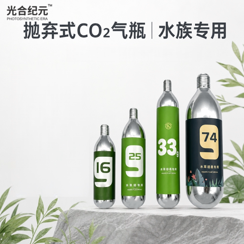 二氧化碳抛弃式小气瓶钢瓶25克g