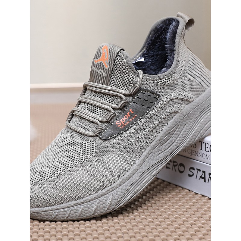 老北京男冬棉鞋超轻爆米花厚底爸爸时尚运动鞋加绒保暖防滑跑步鞋