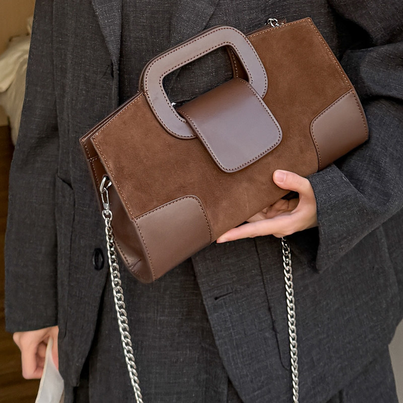 2025秋冬新款磨砂牛皮手拿包休闲百搭真皮大容量手抓包斜挎手提包,箱包皮具/热销女包/男包,手拿包,淘宝优惠券,粉丝福利购,淘宝优惠卷