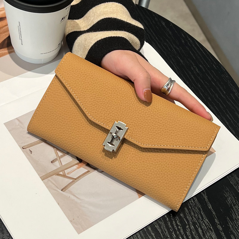 2025冬季新款高颜值长款手拿钱包大容量放手机软牛皮大钞夹卡包潮,箱包皮具/热销女包/男包,钱包,淘宝优惠券,粉丝福利购,淘宝优惠卷