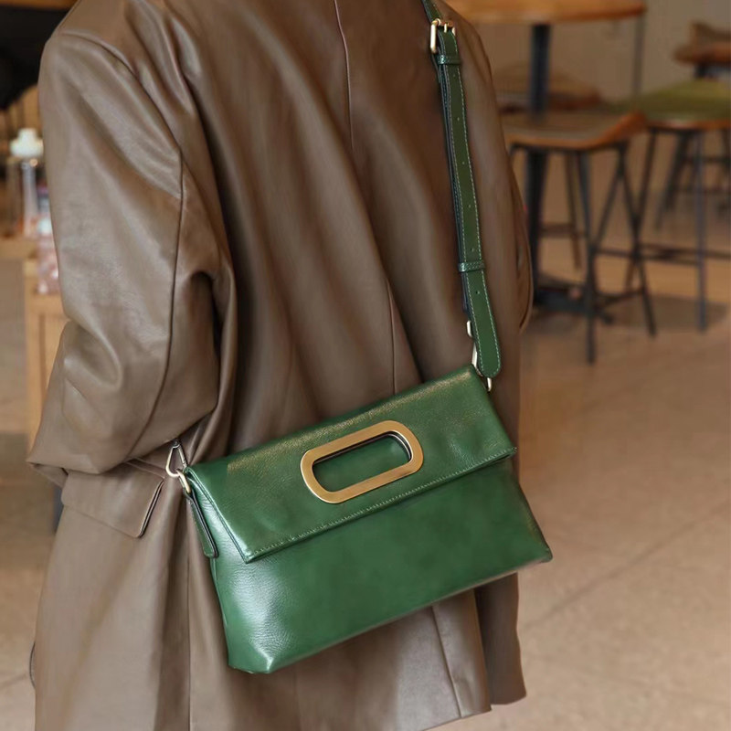 高级感纯牛皮折叠大容量手提包女气质2025冬季新款真皮单肩斜挎包,箱包皮具/热销女包/男包,通用款女包,淘宝优惠券,粉丝福利购,淘宝优惠卷