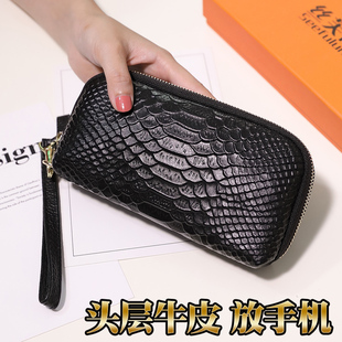 2025夏季 买菜包小拎包小手包可放手机 新款 真皮零钱包女手拎包时尚