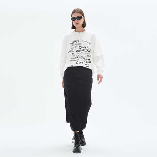 SNH48袁一琦同款假两件长袖