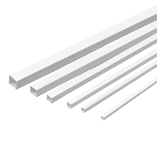 建筑沙盘模型材料diy手工塑料方管棒条改造制作棒ABS管棒空心方管