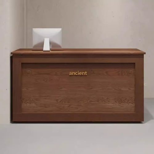 服装店收银台复古女装店烤漆吧台