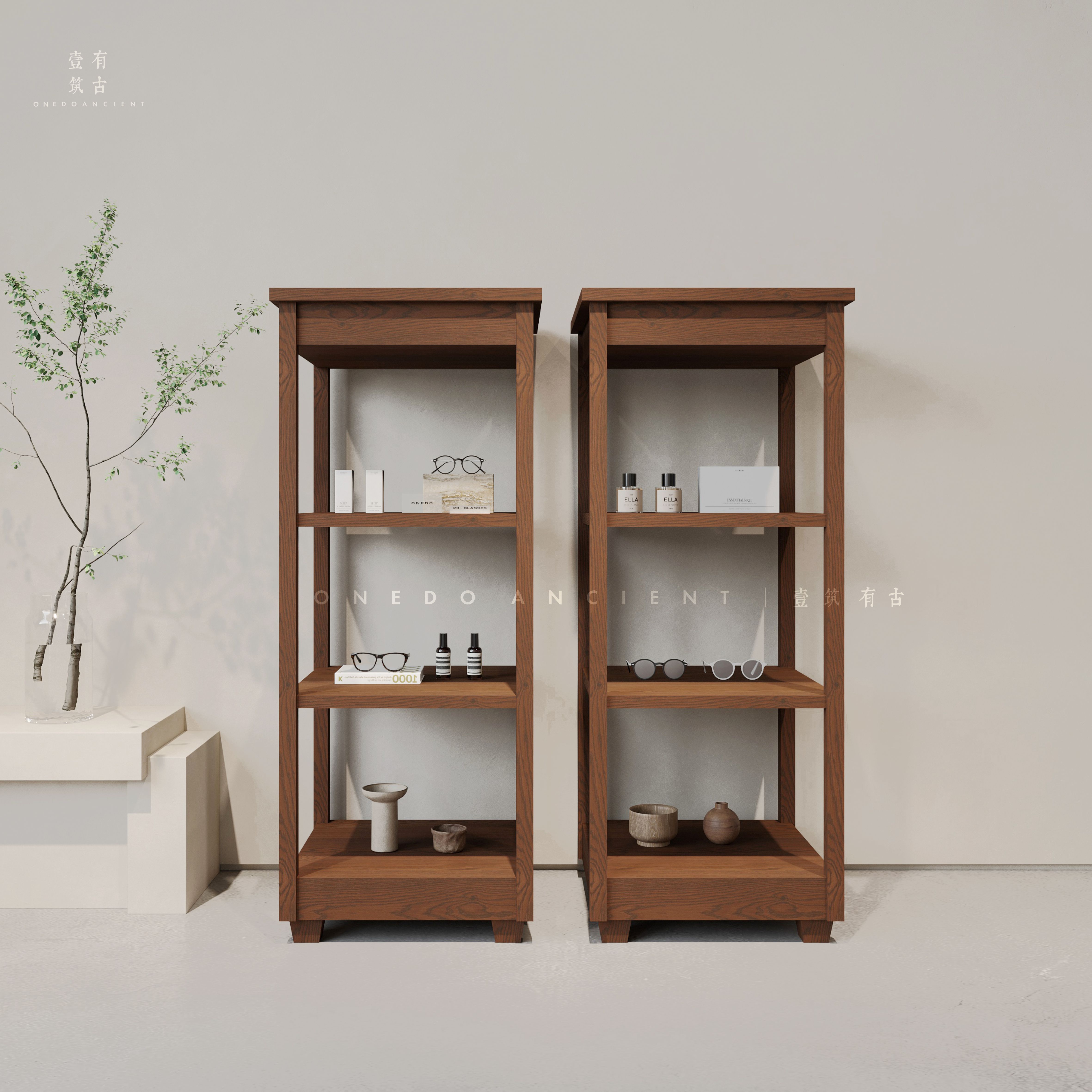 服装店饰品店方形饰品展示架