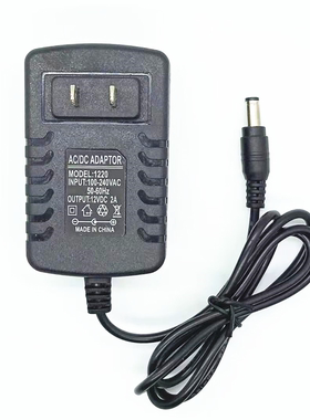 必艾奇BHS50摩力枕3D按摩器充电器线12v2A暖摩垫开关电源适配器线