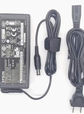 适用EPSON爱普生DS-510全彩扫描器18W开关电源线24V1.37A适配器线