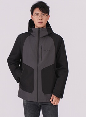 大羽男士轻薄羽绒服男短款立领2024冲锋衣冬装外套二件套装69019