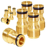 内外牙4分铜快接奶嘴水龙头转接配件内螺纹水枪洗衣机奶嘴头快接