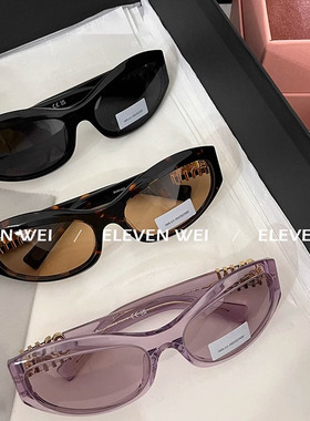 未来骑行猫眼墨镜太阳镜女