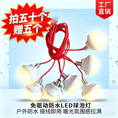 e27螺口灯泡户外防水灯笼专用灯