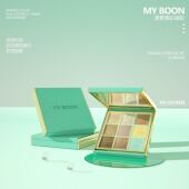 MYBOON迈本9色眼影盘珠光哑光大地色学生小羊皮九色眼影幻彩细闪