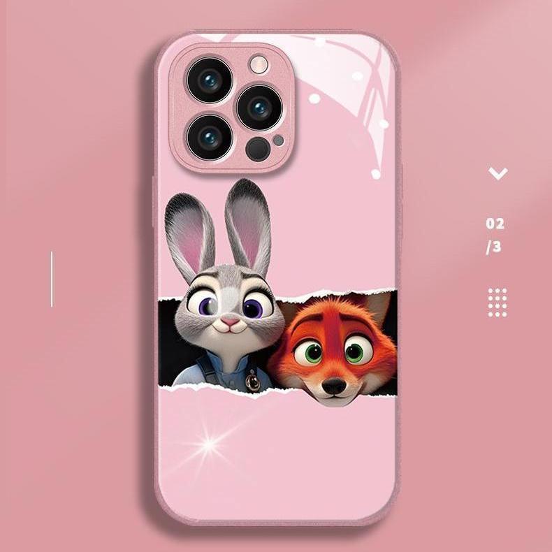 狐兔萌伴适用苹果17PRO手机壳iPhone16PLUS高颜值15可爱14硬壳13