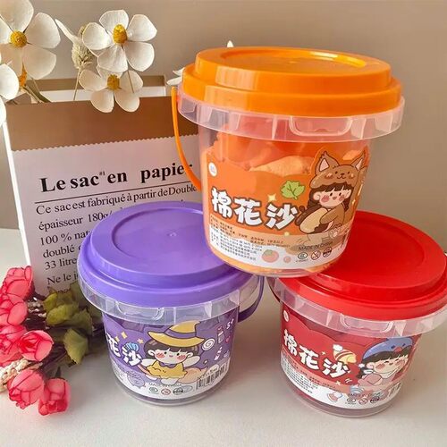 优奇彩色棉花沙儿童太空沙