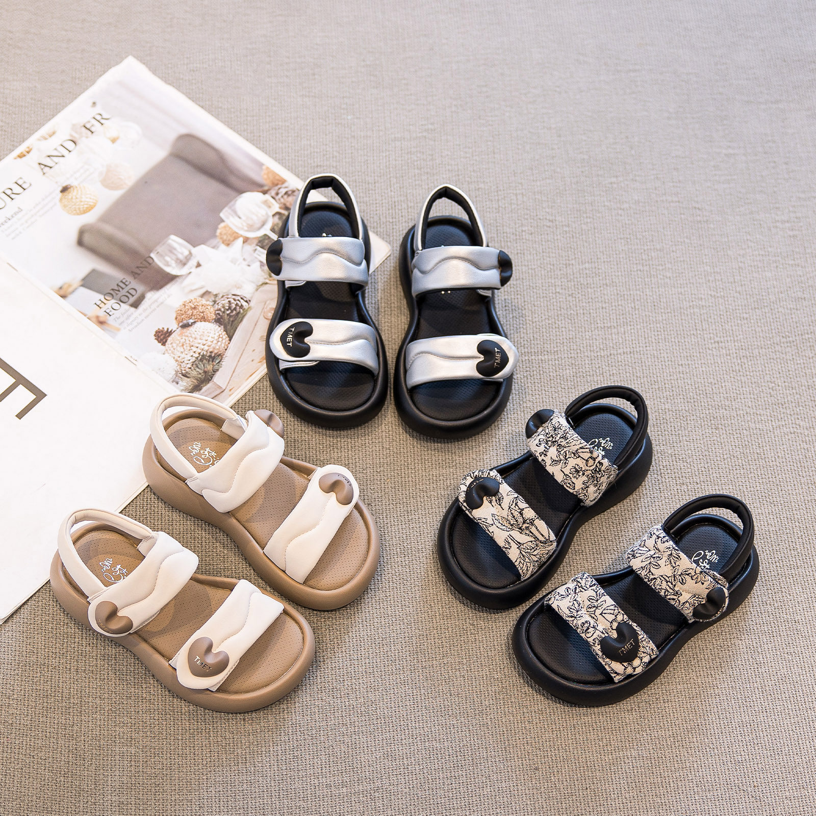 女童凉鞋2025新款夏季儿童运动凉鞋软底女孩夏鞋女宝鞋子夏款大童,童鞋/婴儿鞋/亲子鞋,凉鞋,淘宝优惠券,粉丝福利购,淘宝优惠卷