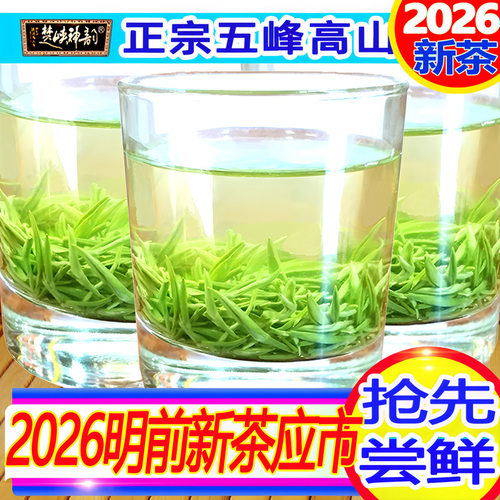 湖北头采五峰芽毛尖嫩芽栗香绿茶