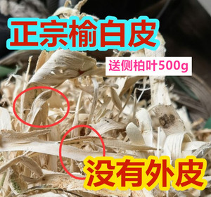 太行山榆白皮250克野生老榆树皮 榆白皮 榆树刨花原产地中药材