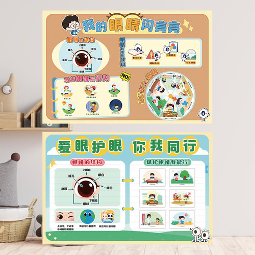 爱眼护眼预防近视主题宣传黑板报