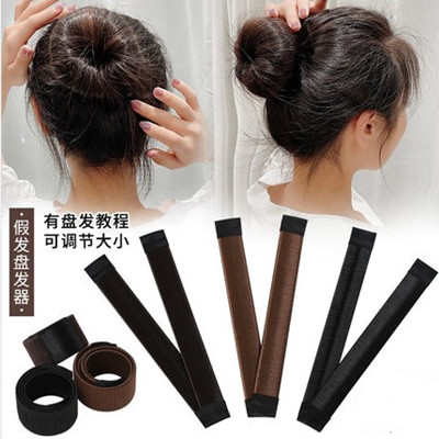 盘头扭扭夹懒人蓬松花苞固定发饰