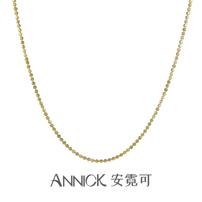 纯银气质豆豆珠子项链爆款链子