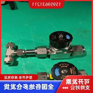 有两个实也可维修 议价Fujikin富士金手动隔膜阀316L