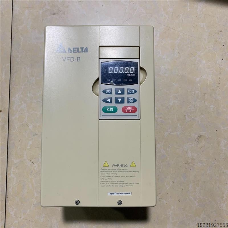议价拆机台达变频器VFD075B43A,7.5KW,成色如图,质