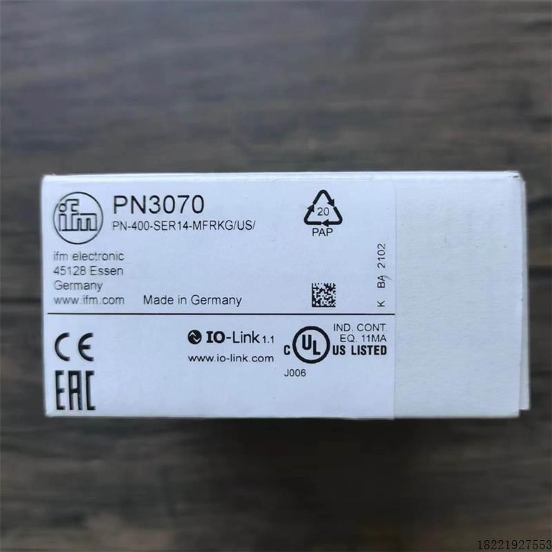 议价全新原装正品 IFM易福门 PN3070 压力传感器 现货销售
