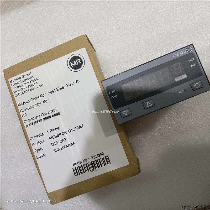 议价 D1272AT 663-00-10-02-00数显温度表