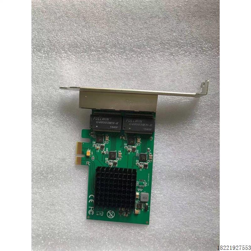 议价现货 pcie转4口千兆网卡台式机内置1000M有线PCI-E4网口小档