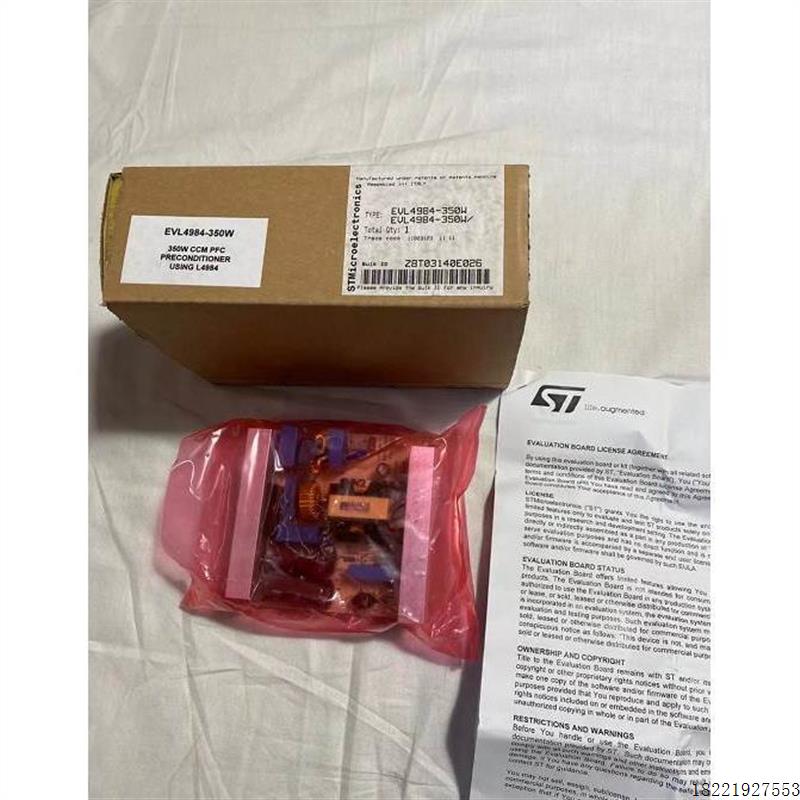 议价STMicroelectronics EVL4984-350W L4984D的350 预调节器演示