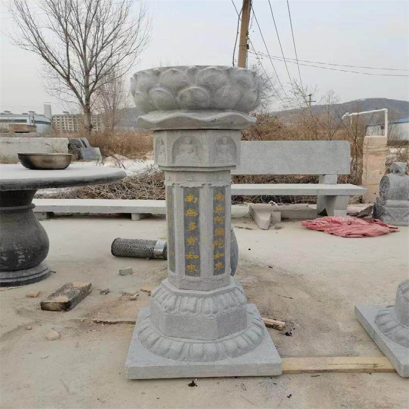 石雕青石施食台 汉白玉出食台 佛塔寺庙祠堂供奉祭祀七宝如来摆件