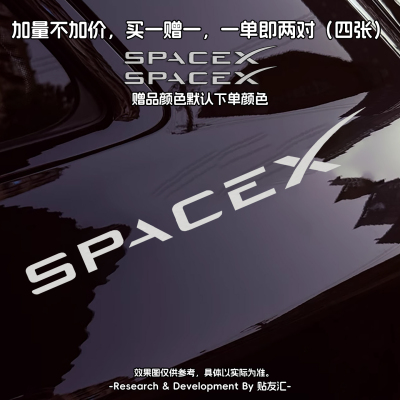 特斯拉Model3/Y雕刻镂空贴纸
