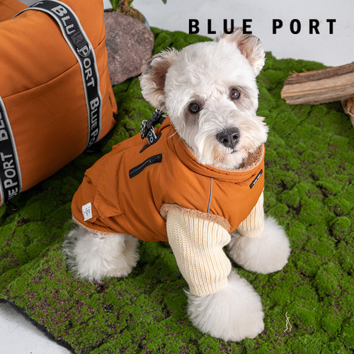 blueport中小型犬衔缝加棉马甲